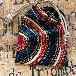 Pochette nomade en wax